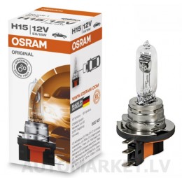 H15 spuldze OSRAM 12V/55/15W PGJ23T-1 auto halogēna lampa